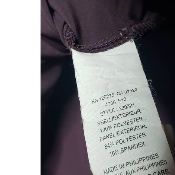 Brooks Shelter Technology Jacket Small Full Zip Burgundy Purple Running Cycling - Picture 3 of 11